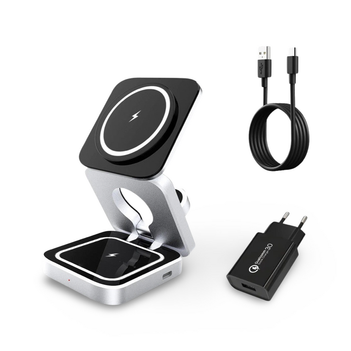 Foldable Stand Dock Wireless Charger