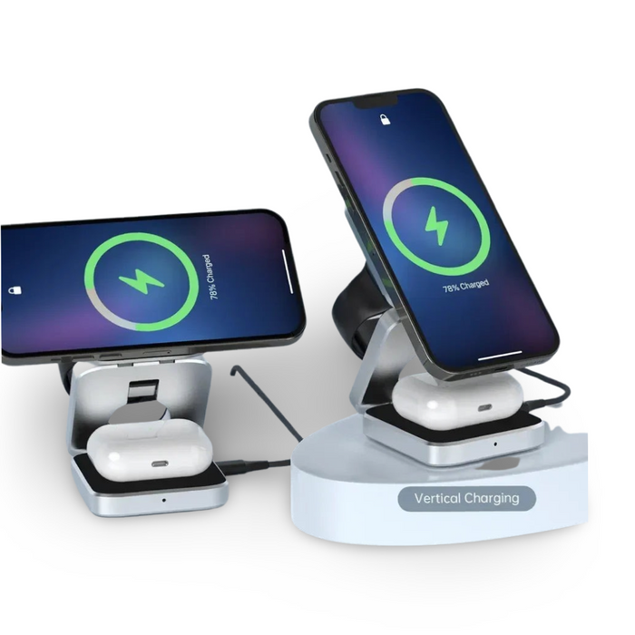 Foldable Stand Dock Wireless Charger